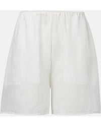 TOTEME - Ramie Shorts - Lyst