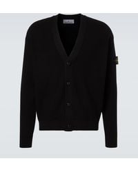 Stone Island - Compass Cotton Cardigan - Lyst