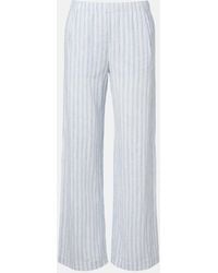 Velvet - Evony Cotton And Linen Wide-Leg Pants - Lyst