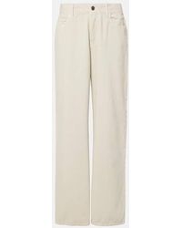 The Row - Eglitta Cotton Corduroy Wide-Leg Pants - Lyst