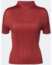 Pleats Please Issey Miyake - Monthly Colors: September Pleated Top - Lyst