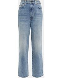 Khaite - Martin Distressed High-rise Jeans - Lyst