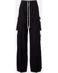 Rick Owens - Pantalon Cargo Jumbo Belas A Taille Haute En Coton - Lyst