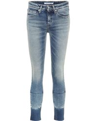 Calvin Klein Skinny Jeans aus Baumwolle - Blau