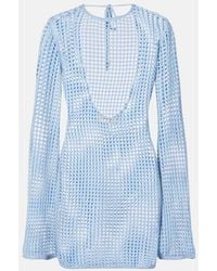 Bananhot - Serena Open-Knit Minidress - Lyst