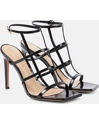Gianvito Rossi - Mondry 95 Leather Sandals - Lyst