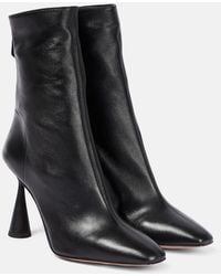 Aquazzura - Amore 95mm Leather Boots - Lyst