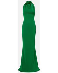 Rebecca Vallance - Erin Halterneck Maxi Dress - Lyst