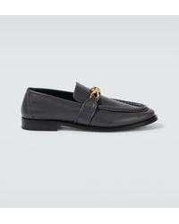 Bottega Veneta - Astaire Leather Loafers - Lyst