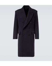 Tom Ford - Double-Breasted Virgin Wool Coat - Lyst