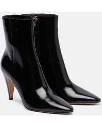 Gianvito Rossi - Amelia 85 Patent Leather Ankle Boots - Lyst