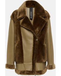 Blancha - Leather And Shearling Jacket - Lyst