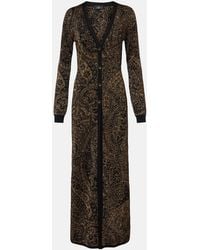 Etro - Paisley Wool-Blend Lame Cardigan - Lyst