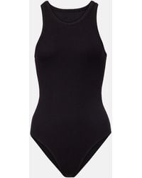 Alaïa - Ribbed-Knit Bodysuit - Lyst