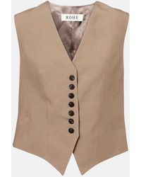 Rohe - Single-Breasted Vest - Lyst