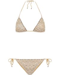 Missoni Triangel-Bikini - Mettallic