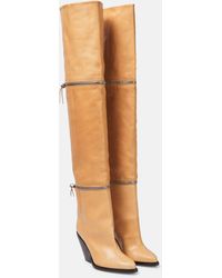 Isabel Marant - Lelodie Leather Over The Knee Boots - Lyst
