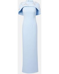 Safiyaa - Robe Mit Kristallen Und Zierperlen - Lyst