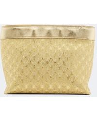 Missoni - Mini Leather-Trimmed Lame Pouch - Lyst