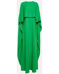 Oscar de la Renta - Caftan En Mezcla De Seda Con Capa - Lyst