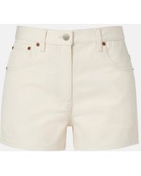 Valentino - Shorts Di Jeans - Lyst