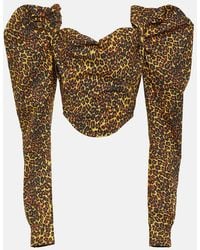 Vivienne Westwood - Sunday Leopard-Print Corset Top - Lyst