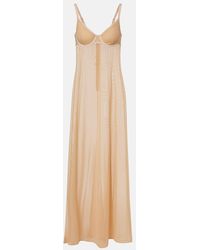 Balenciaga - Sheer Maxi Dress - Lyst
