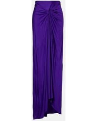 Dries Van Noten - Draped Maxi Skirt - Lyst