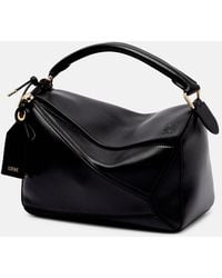 Loewe - Featherlight Puzzle Large Leather Top-Handle Bag - Lyst