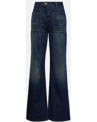 Balmain - High-rise Flared Jeans - Lyst