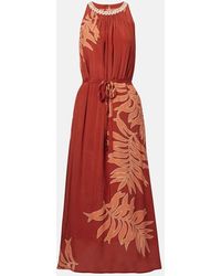 Velvet - Odessa Printed Maxi Dress - Lyst