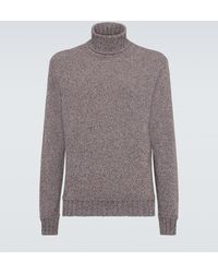 ZEGNA - Rollkragenpullover Aus Kaschmir - Lyst