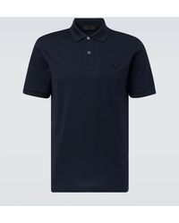 Prada - Polohemd Aus Baumwolle - Lyst