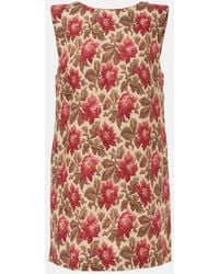 Posse - Rosalie Floral Linen Shift Dress - Lyst