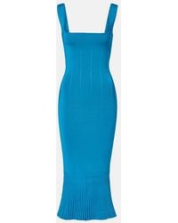 Galvan London - Atalanta Ribbed-Knit Cocktail Dress - Lyst