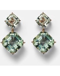 Mateo - 14Kt Drop Earrings With Amethysts - Lyst