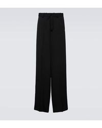 Balenciaga - Pantalones anchos de lana - Lyst