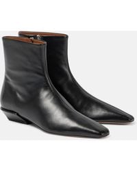 Paris Texas - Bettina 25 Leather Ankle Boots - Lyst