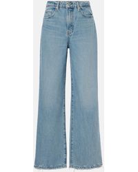 FRAME - High-Rise Wide-Leg Jeans Le Jane - Lyst