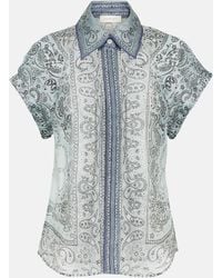 Zimmermann - Matchmaker Bandana-print Shirt - Lyst