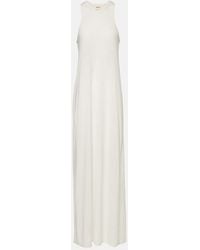 KHAITE - Maxikleid Vernetta Aus Jersey - Lyst