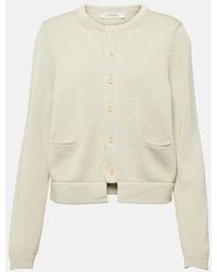 Lemaire - Cropped-Cardigan aus Baumwolle - Lyst