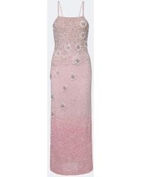 La Fuori - Embellished Floral-Applique Gown - Lyst