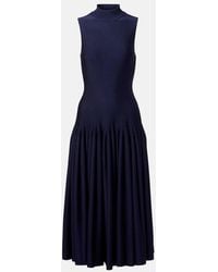 Alaïa - Godet Midi Dress - Lyst