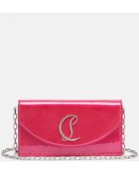 Christian Louboutin - Loubi54 Patent Leather Clutch - Lyst