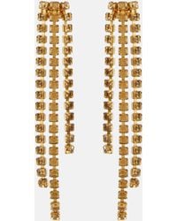Oscar de la Renta - Crystal-embellished Earrings - Lyst