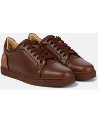 Christian Louboutin - Fun Vieira Leather Sneakers - Lyst