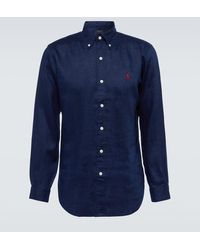 Polo Ralph Lauren - Leinenknopf Hemd Down Hemd - Lyst