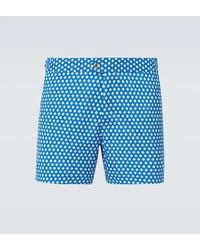 Tom Ford - Checked Swim Trunks - Lyst