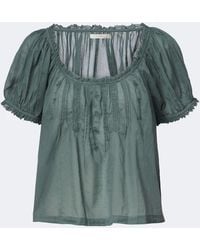 Doen - Frederica Cotton Voile Top - Lyst